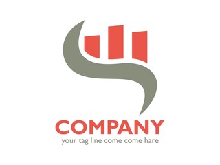 S letter logo design for accounting company Finance Logo Design Vector Illustration