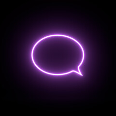 3d rendering glossy speech bubbles on yellow background
