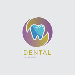 Dental Clinic Logo Tooth abstract design