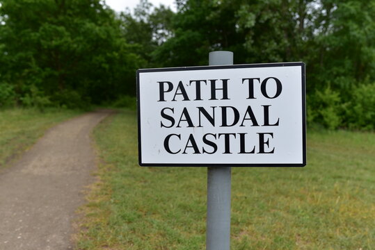 Path to Sandal Castle, Wakefield