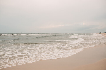 Gulf Coast waves and shoreline