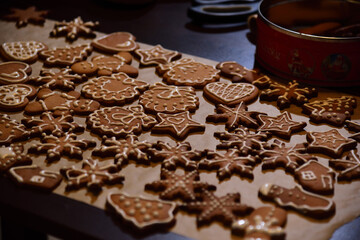 Gingerbreads, cake, homemade, taditional, decorative