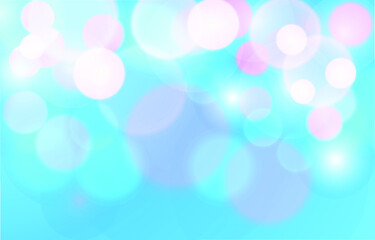 Fototapeta premium Bokeh background. Soft light effect wallpaper. Abstract background bokeh blurred. Shiny bokeh light effect. Vector illustration.