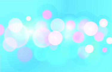 Bokeh background. Soft light effect wallpaper. Abstract background bokeh blurred. Shiny bokeh light effect. Vector illustration.