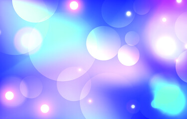 Bokeh background. Soft light effect wallpaper. Abstract background bokeh blurred. Shiny bokeh light effect. Vector illustration.