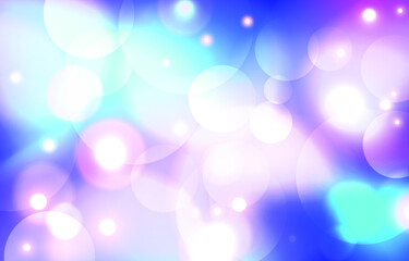 Bokeh background. Soft light effect wallpaper. Abstract background bokeh blurred. Shiny bokeh light effect. Vector illustration.