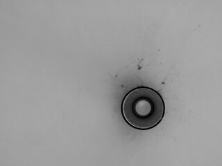 light switch on wall