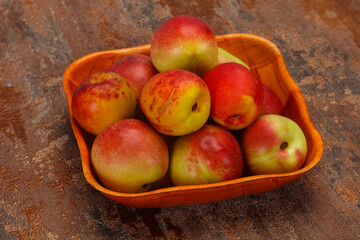 Sweet tasty fresh ripe apricots