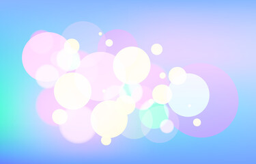 Bokeh Luxury background. Soft light effect wallpaper. Abstract background bokeh blurred. Shiny bokeh light effect. Vector illustration.