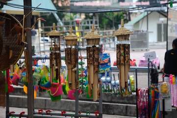 Fototapeta na wymiar Malay traditional basket made of pandanus leaves and rattan