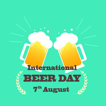 International Beer day concept , Beer Background