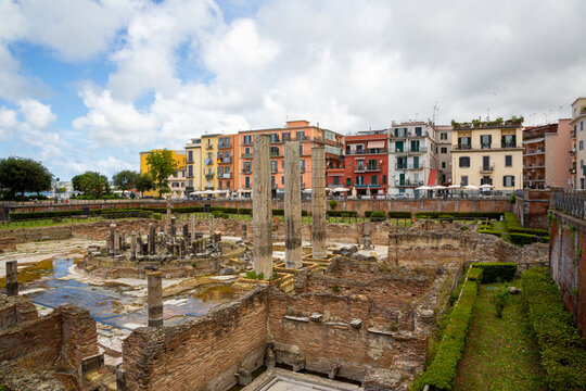 Pozzuoli (Napoli, Italy) - The Macellum of Pozzuoli (or Serapeum or Temple of Serapis) was the macellum or market of the Roman colony of Puteoli, in southern Italy 
