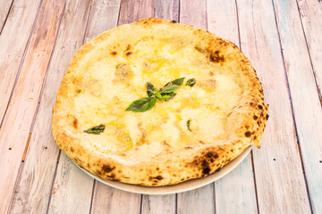 Image of pizza with premium ingredients
