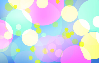 Soft blue bokeh background. Soft blur light effect wallpaper. Abstract background bokeh blurred. White shiny bokeh light effect. Vector illustration.