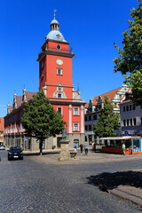 Fototapeta na wymiar Altes Rathaus in Gotha, Thueringen, Deutschland, Europa