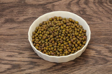 Vegetarian cuisine - dry green lentil