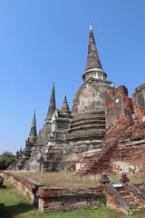 Wat Phra Si Sanphet à Ayutthaya, Thaïlande