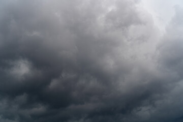 Obraz premium A thunderstorm is approaching.