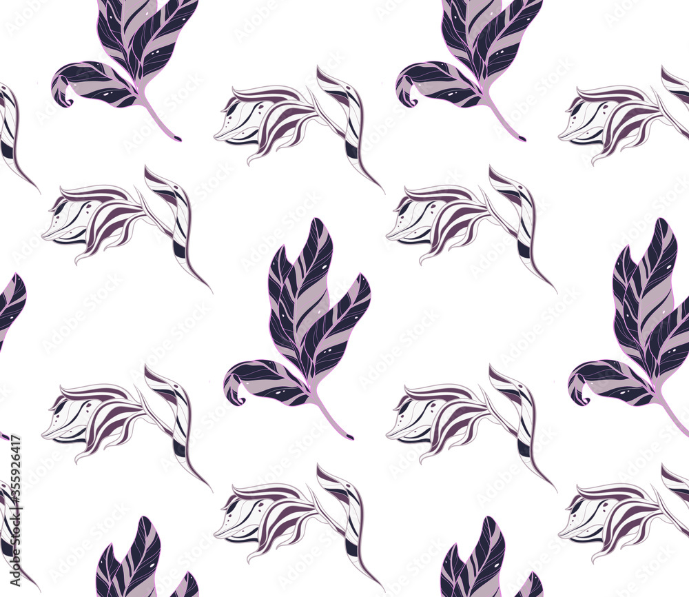 Poster image without seams. beautiful pattern on a summer theme. pattern consisting of flowers and herbs. b