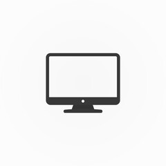 Computer icon. İsolated vector illustration on white background