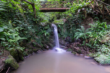 Tahirli waterfall in Akçakoca district, Duzce, Turkey