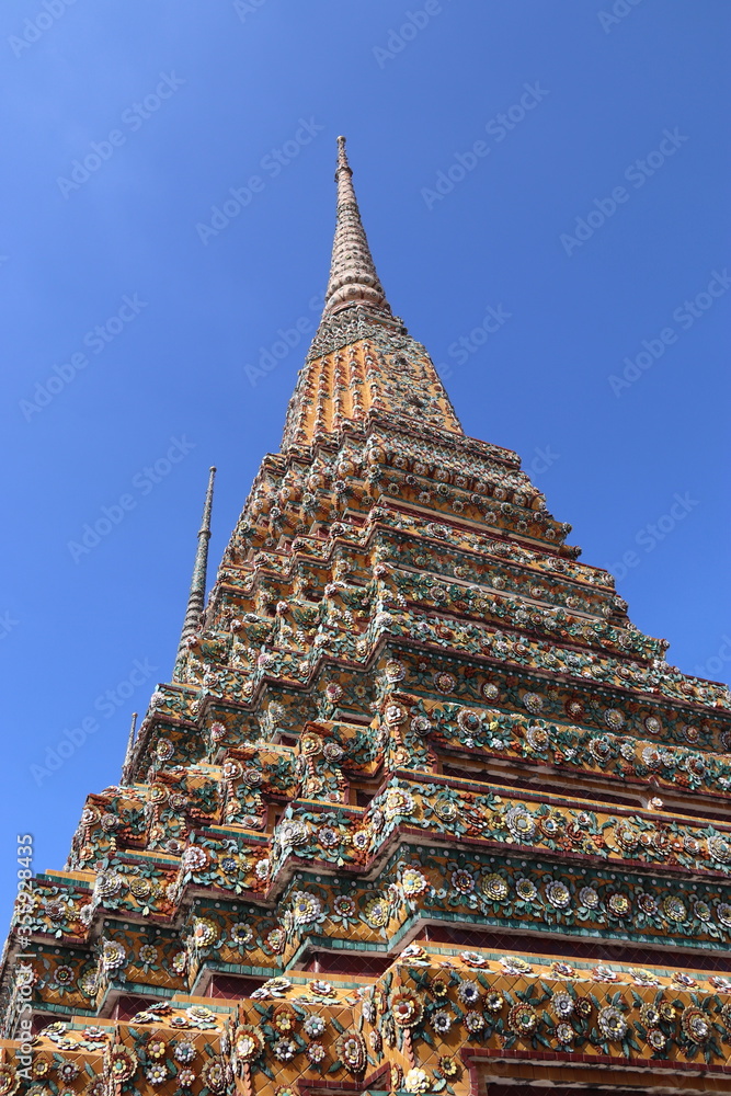 Wall mural Wat Pho à Bangkok, Thaïlande