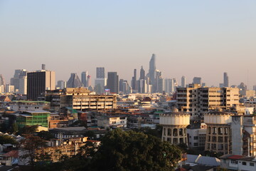 Fototapeta na wymiar Paysage urbain de Bangkok, Thaïlande