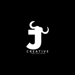 Simple J letter logo design
