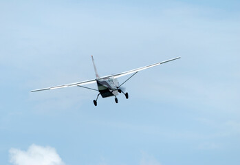 The Airplane Flying From Belize City