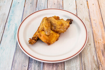 Grilled chicken dish without garnish