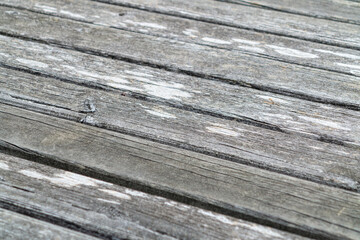 Worn and grey wooden boards.