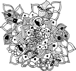 Fototapeta premium Zen art abstract vector background