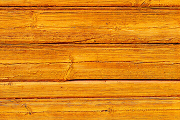 Old orange wooden boards