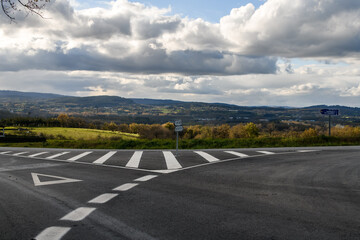 Fototapeta premium Camino de Santiago The Pilgrimage Routes to Santiago de Compostela
