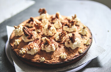 Gateau cake aux noix nuts