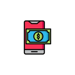 online banking filled outline Icon