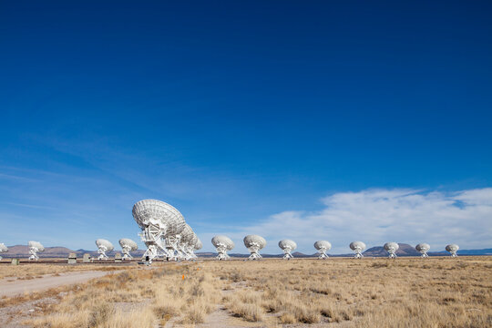 Very Large Array of radio telescopes, Socorro, New Mexico