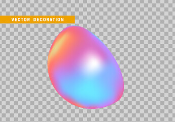 Semi sphere isolated with colorful hologram chameleon color gradient. 3d objects geometric shape. vector illustration