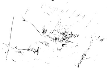 Scratched Grunge Urban Background Texture Vector. Dust Overlay Distress Grainy Grungy Effect. Distressed Backdrop Vector Illustration. Isolated Black on White Background. EPS 10.