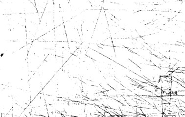 Scratched Grunge Urban Background Texture Vector. Dust Overlay Distress Grainy Grungy Effect. Distressed Backdrop Vector Illustration. Isolated Black on White Background. EPS 10.
