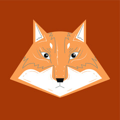 red fox cartoon