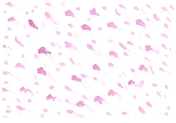 Background pink and magenta watercolor abstract stains.