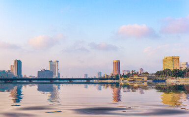 Naklejka premium City on Nile