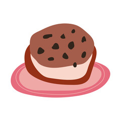 sweet cookie pastry free form style icon