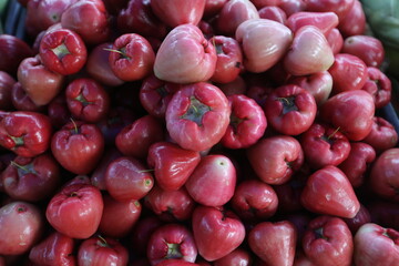 Syzygium Samarangense(specific name) or water guava is a plant in the guava tribe or Myrtaceae originating from Southeast Asia.