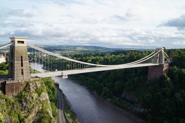 Obraz na płótnie Canvas Viev Bridge River