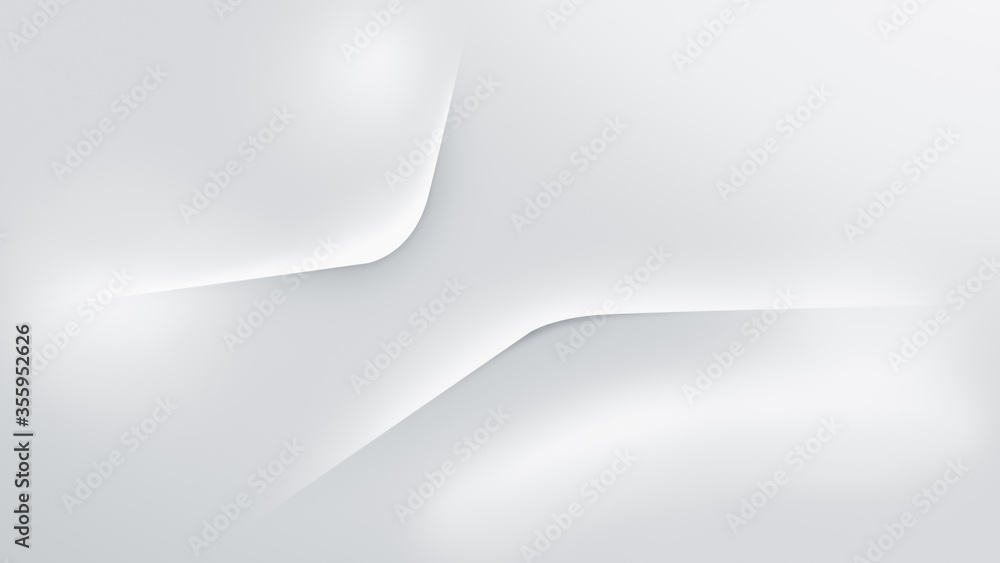 Poster bent lines on a light gray background. minimalistic and abstract background with copy space. modern 