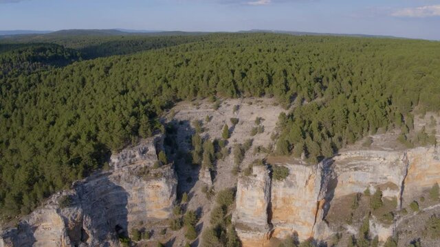 Ca&ntilde;&oacute;n del R&iacute;o Lobos Natural Park Drone Video Spain
