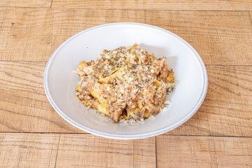 Tartufo and chicken risotto