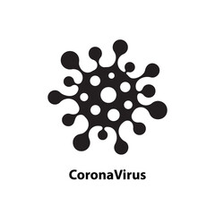 Coronavirus Icon, Vector illustration isolated on white background.